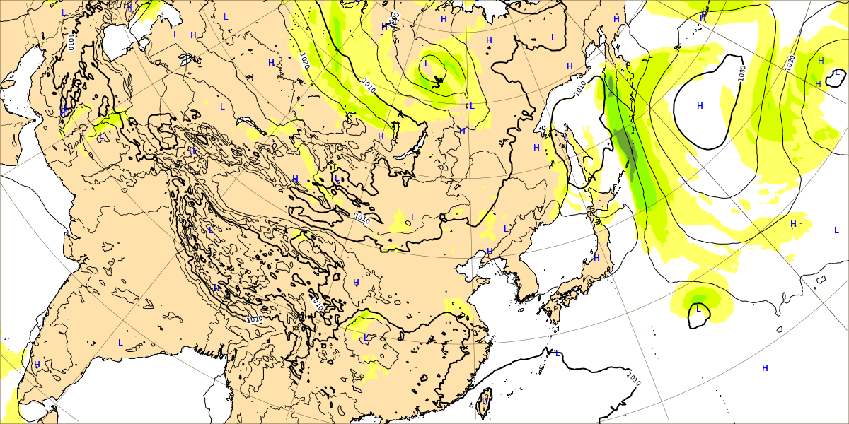2022年台風11号（ヒンナムノー）のECMWFの予想図