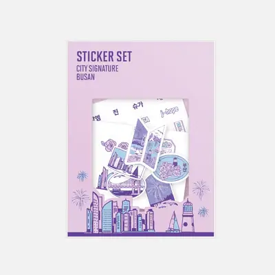 [Yet To Come in BUSAN] CITY STICKER SET BUSAN